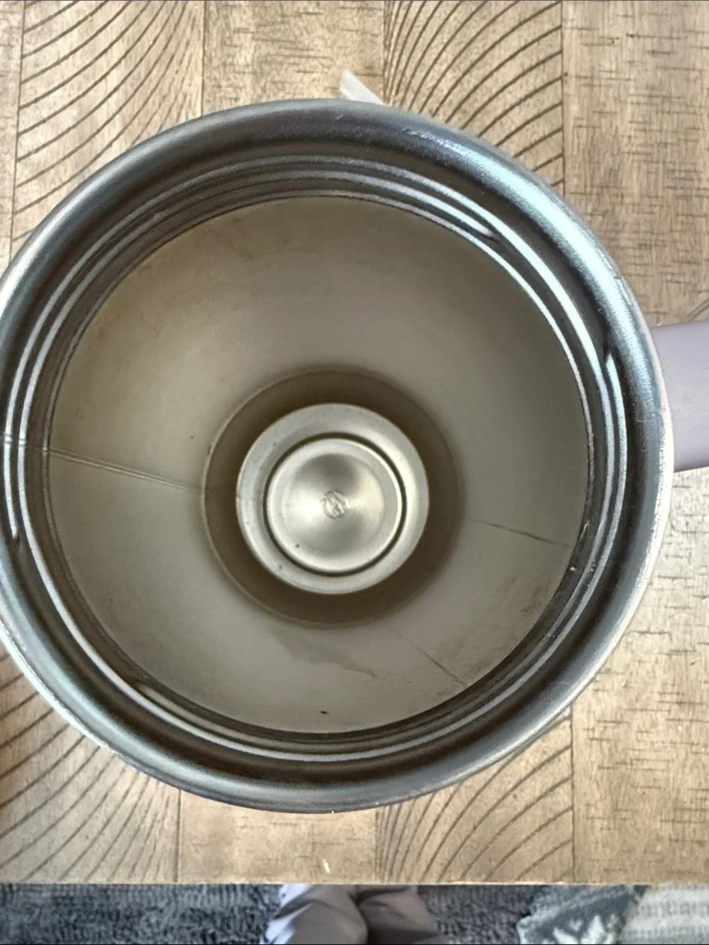 Stanley White Mug with Rose-Translucent Lid - Picture 3 of 4